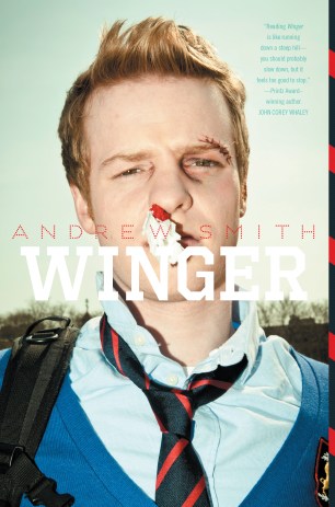 Front cover of Andrew Smith's Winger (2013)